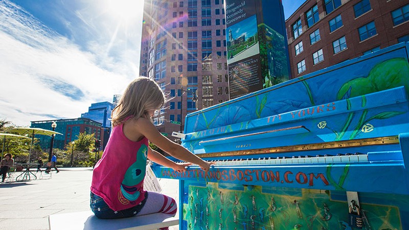 'Play Me, I'm Yours' Street Pianos Boston Festival