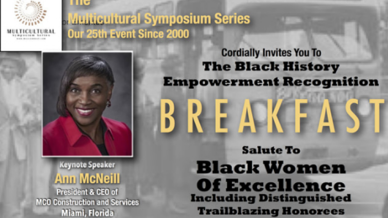 2018 Black History Breakfast: Salute To Black Women of Excellence