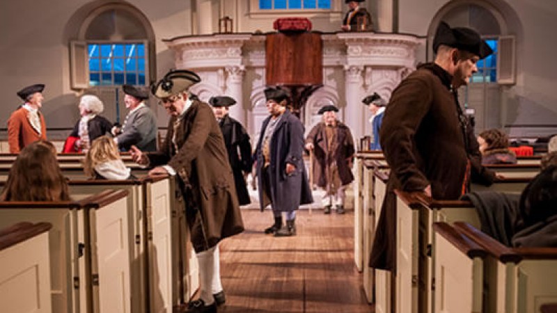 240th Anniversary Boston Tea Party Reenactment (Old South Meeting House)
