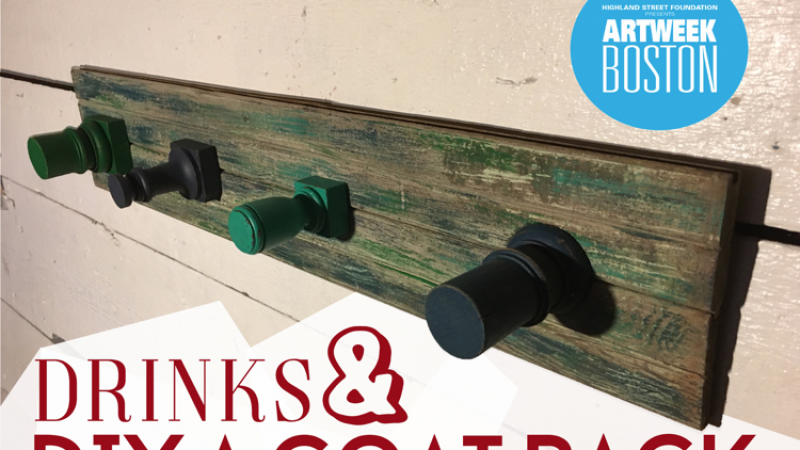 Drinks and DIY - Make a Coat Rack from Salvage!