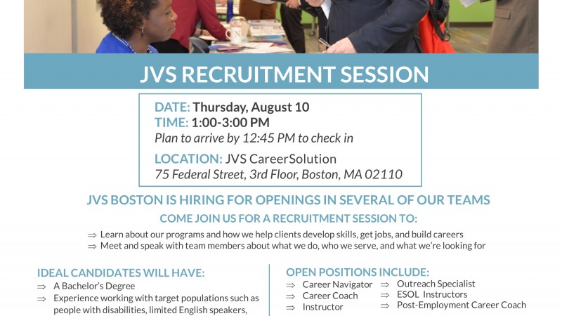 JVS CareerSolution On-site Recruitment