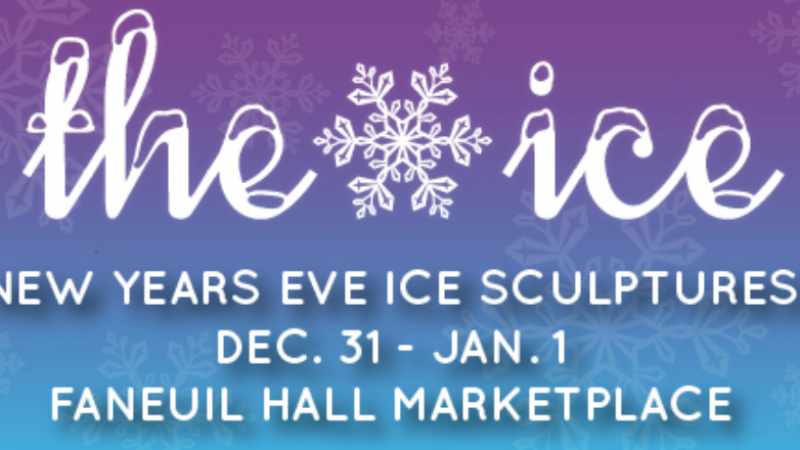 The ICE-NYE Ice Sculptures at Faneuil Hall